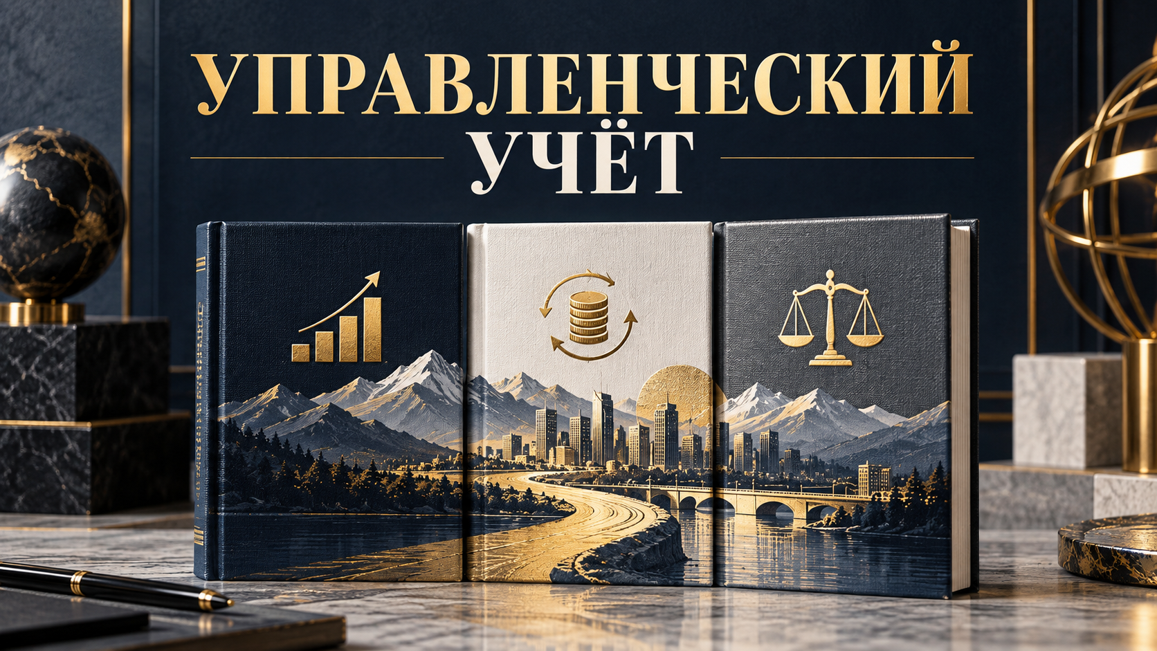 Три книги объединяют прибыль, деньги и баланс бизнеса