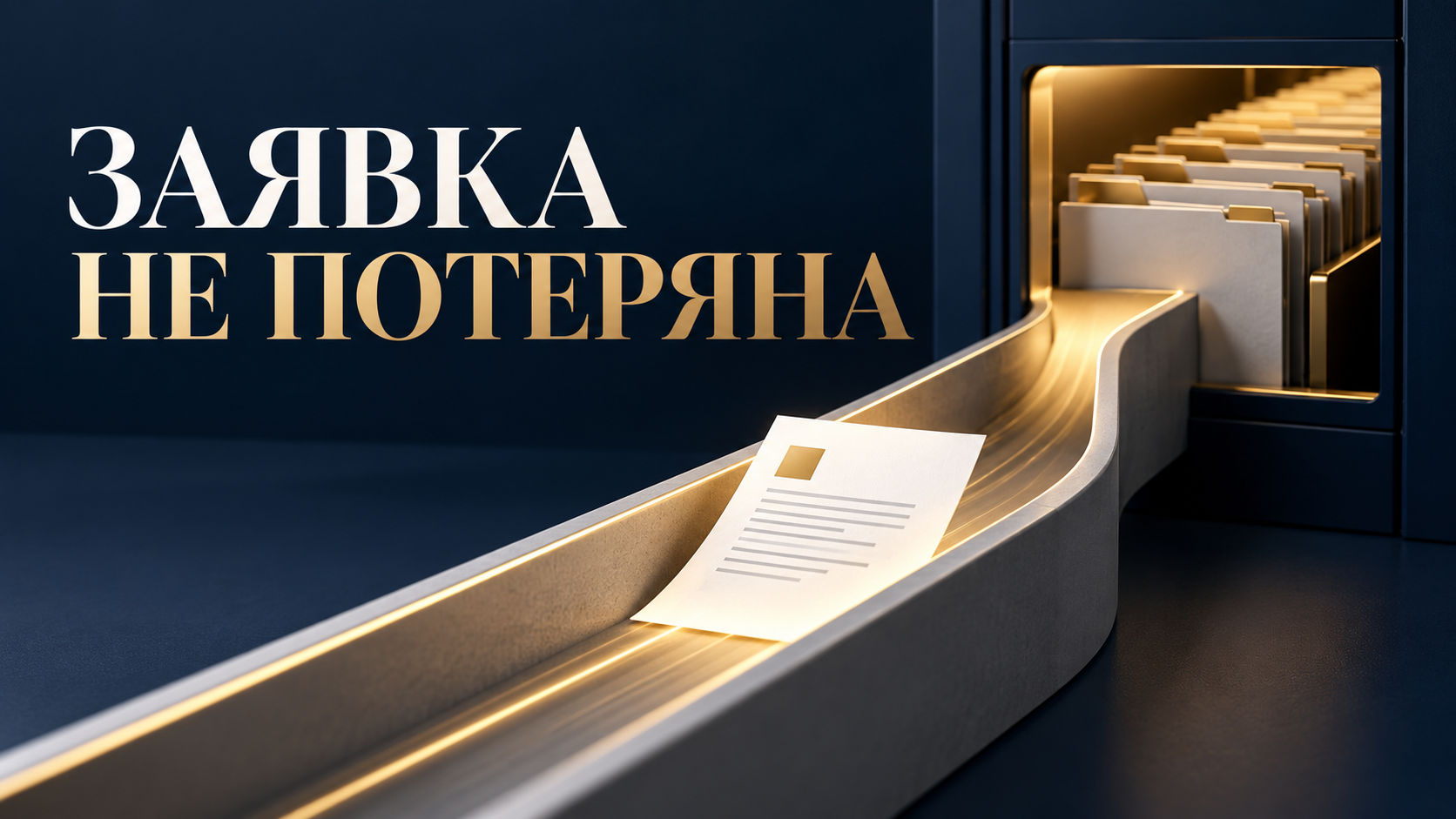 Заявка движется по защищенному каналу в CRM